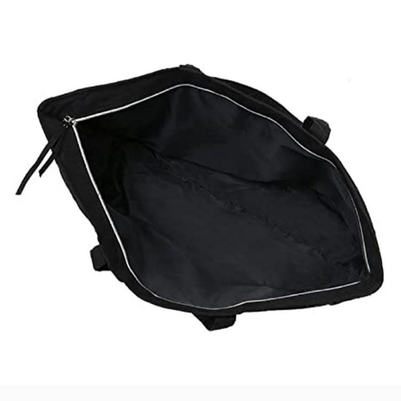 Victoria's Secret Black & Pink Sequin Extra Large Canvas Tote Bag from 2014 - Picture 3 of 3